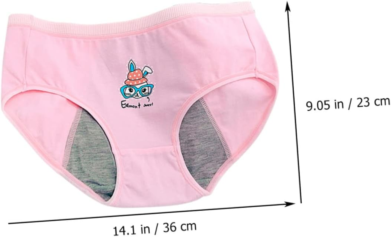 FOMIYES 3Pcs Women'S Leak Underwear Sanitary Pants Breathable Period Underpants image number 5