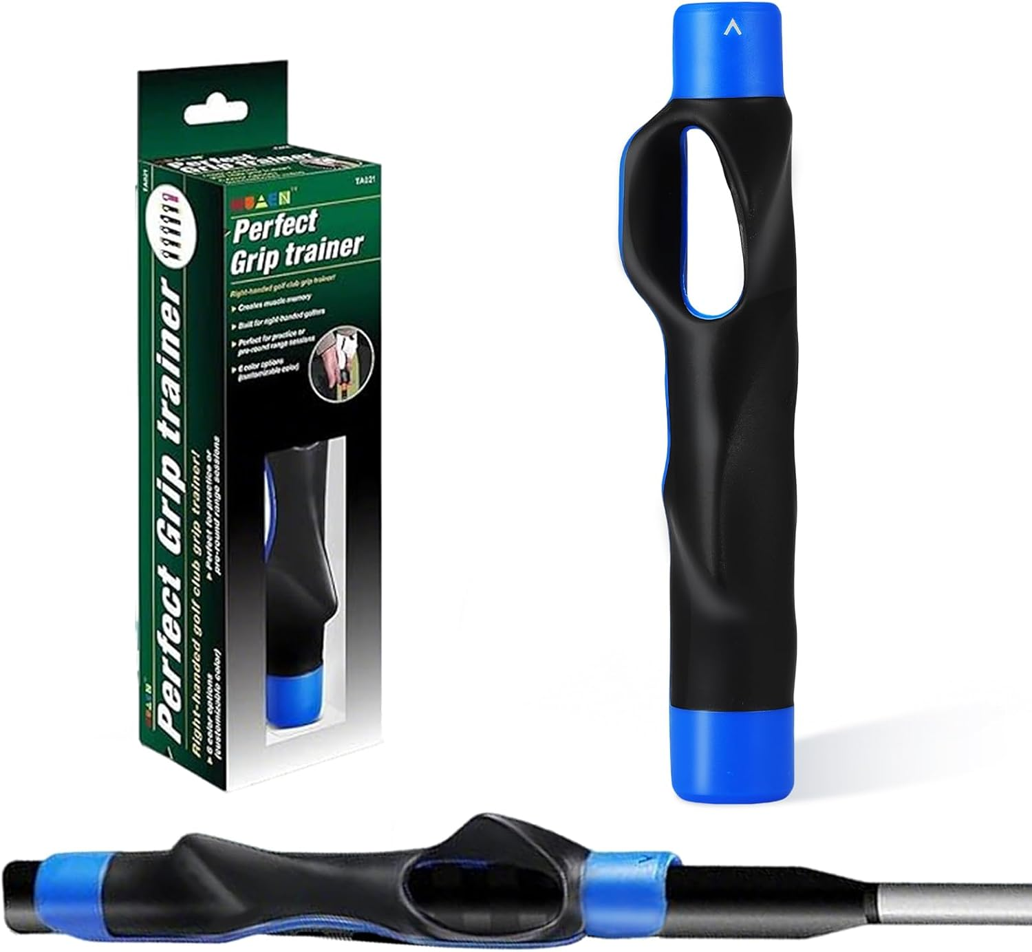 Golf Grip Trainer, Golf Training Grip, Golf Club Grips, Grip Trainer, Golf Grip, Attachment for Improved Hand Positioning on Golf Club