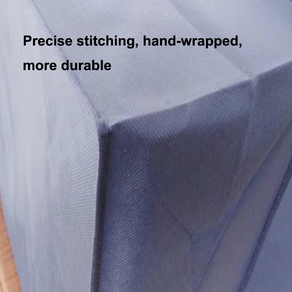 ALHBEJT 3-Piece Dust-Proof Computer Cover Set - Monitor, Keyboard, Tower Protection (29'' Monitor, Blue) image number 3