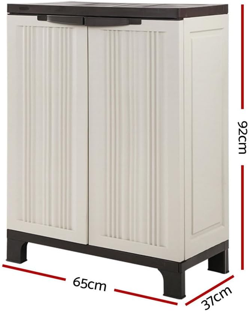 Gardeon Outdoor Storage Cabinet Box Garden Sheds Cupboard Garage Box Lockable image number 5