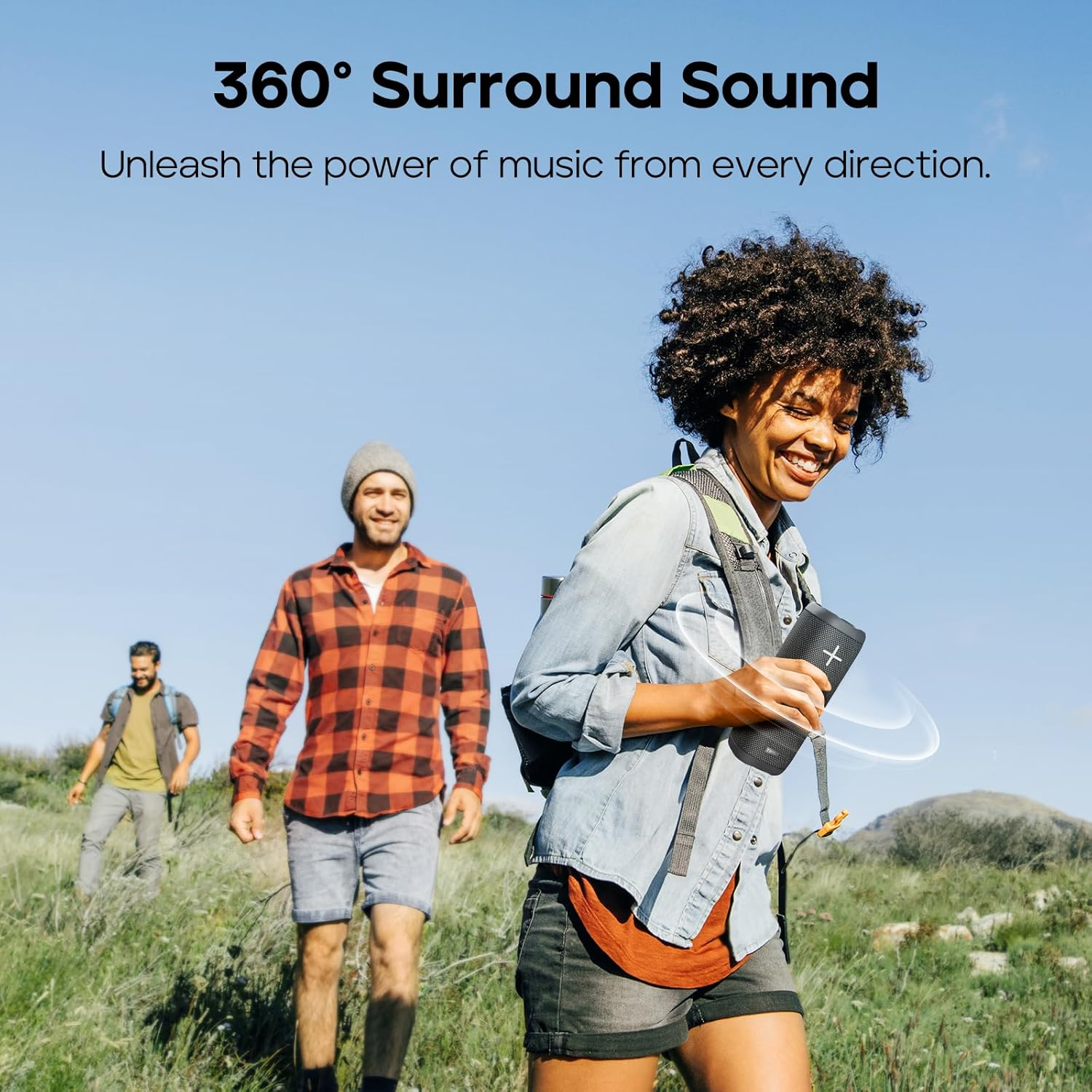 Tribit Stormbox 2 Bluetooth Speaker with 34W 360&deg; Surround Sound, Xbass Tech, 24H Playtime, IPX7 Waterproof, Bluetooth 5.3, TWS Pairing Portable Wireless Speaker for Outdoor