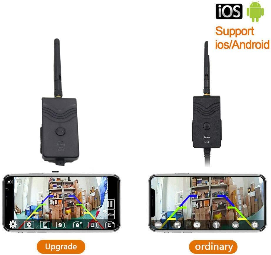 Wishring Wifi Car Backup Camera Realtime Video Transmitter for Iphone X Android Samsung LG Motorola Huawei HTC 903W image number 5