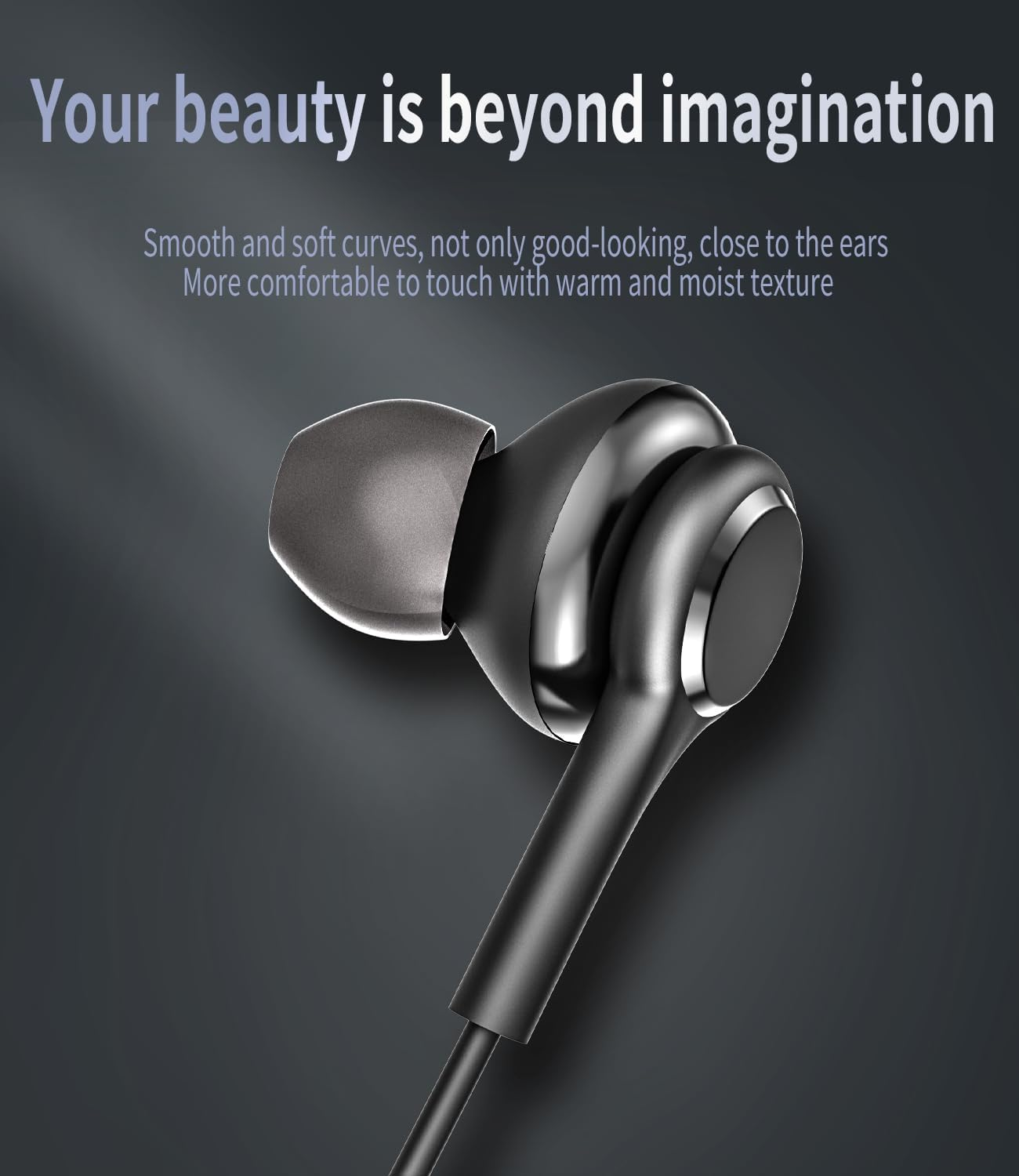 USB C Headphones in Ear Gaming Headset with Microphone Cable Earbuds (2 Pack) Typec Jack Earphones Wired Earphones Mobile Phone Wired PC Connection Headphones Compatible with Samsung Xiaomi Google image number 5