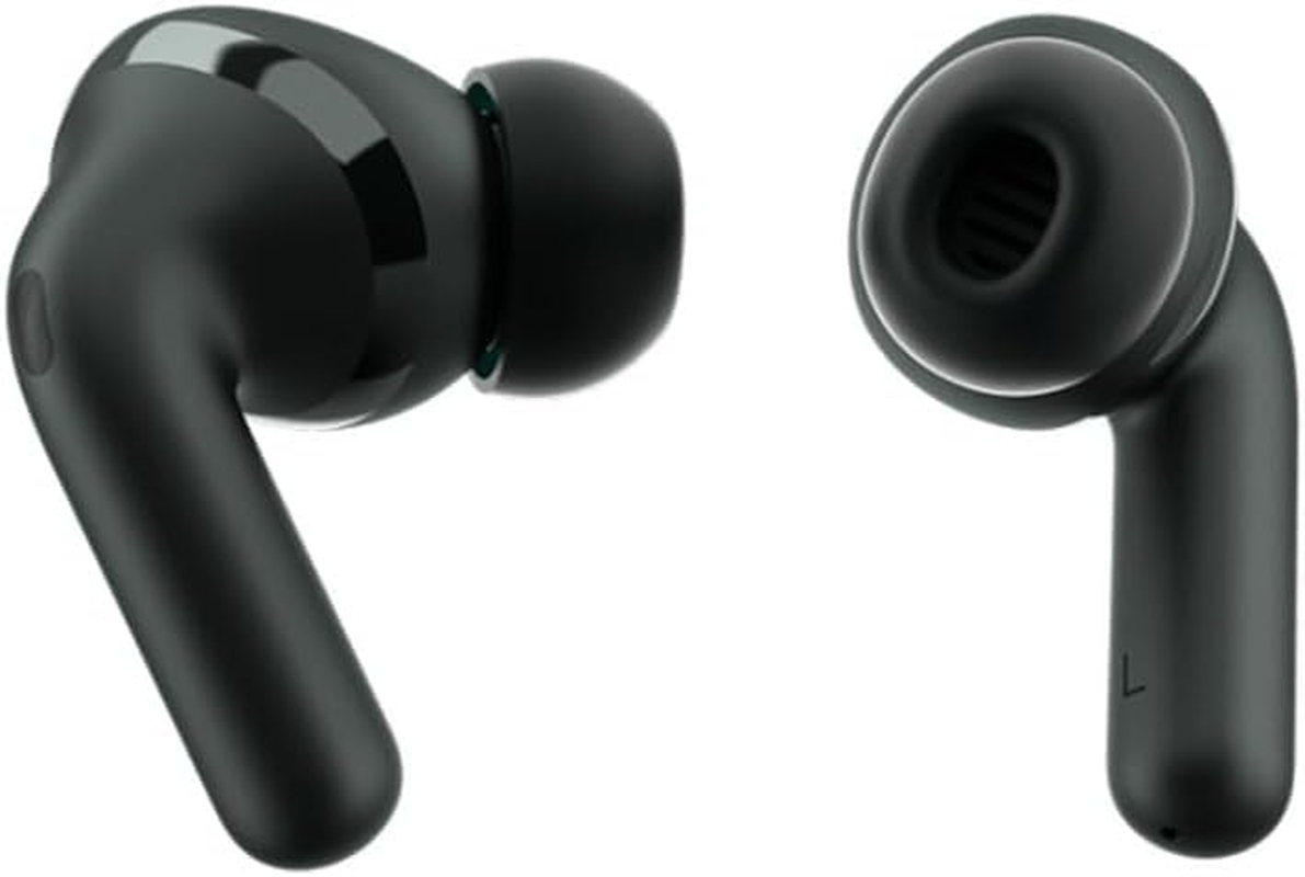 Motorola Moto Buds+ Grey, Sound by Bose, Buds Plus, Wireless Headphones, Active Noise Cancellation, Dolby Head Tracking&trade; Compatible, Dolby Atmos, Water-Repellent Design, Triple Microphones