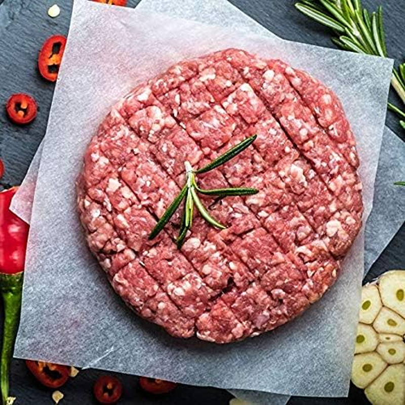 Belmalia 500 Burger Paper Sheets Square | Baking Paper | Wax Paper for Hamburgers, Press, Grill | Non-Stick | 14 X 14 Cm image number 3