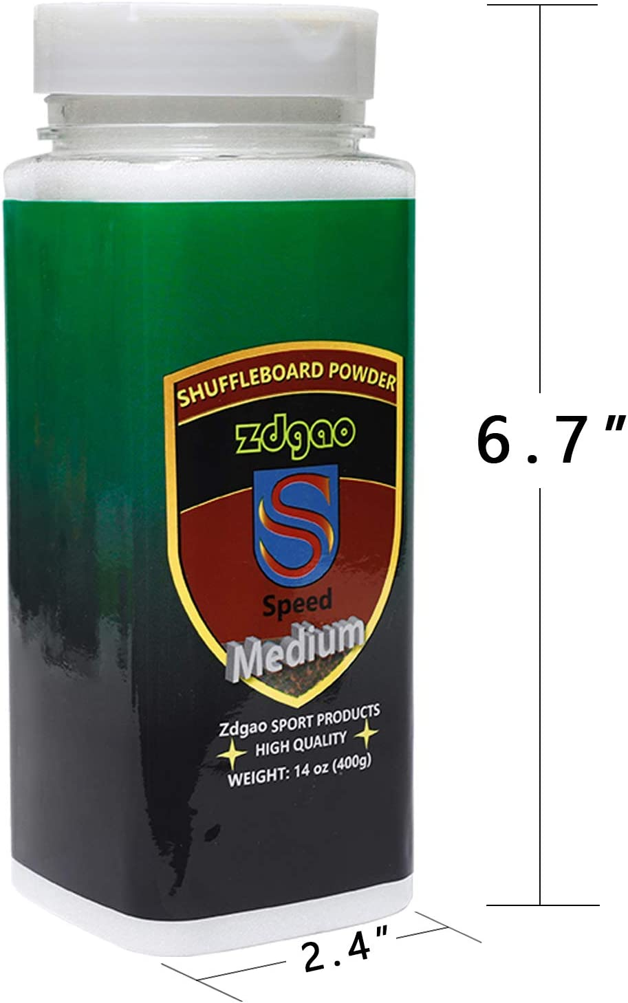 Shuffleboard Sand - Shuffleboard Wax with Mini Dustpan and Mini Brush, 2 Cans(2&times;14 Oz) image number 3