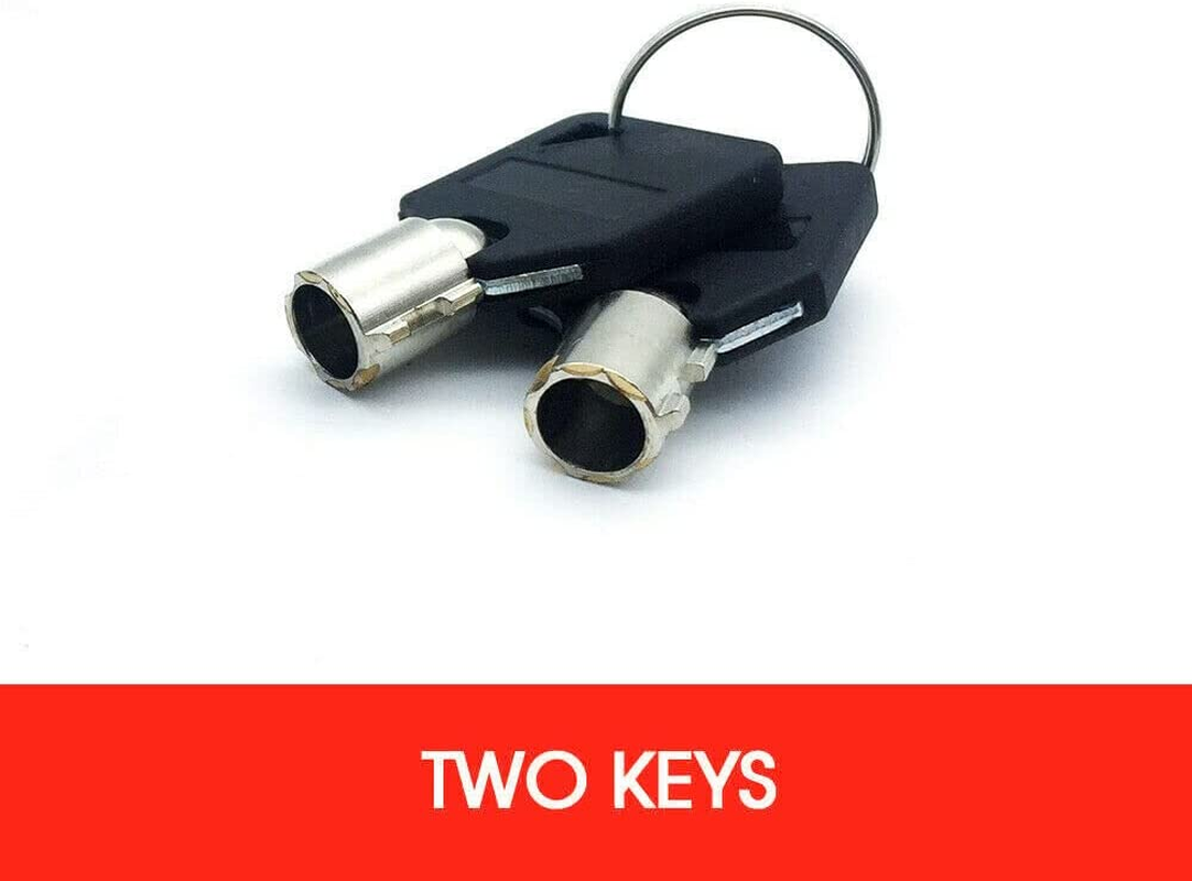 Hitch Pin Lock Security Tow Ball Bar L Type Caravan Trailer Parts anti Theft L-Type Security Lock for Tow Ball & Coupler, 3500Kg Capacity image number 6