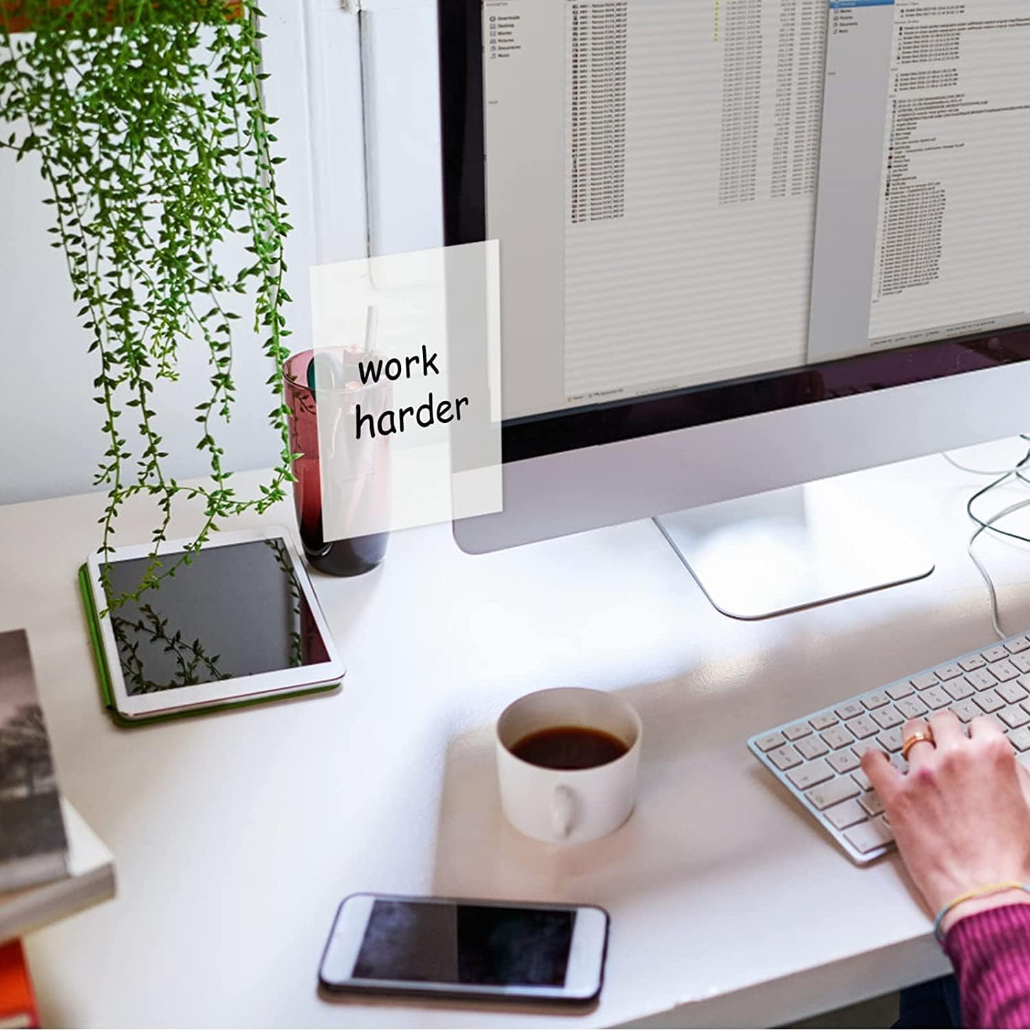 150 Sheets Clear Sticky Note Pads, 3 Sizes Transparent Sticky Notes Pads Set Waterproof Self-Adhesive Translucent Memo Tabs, Books Annotating Message Reminder for School, Office image number 6