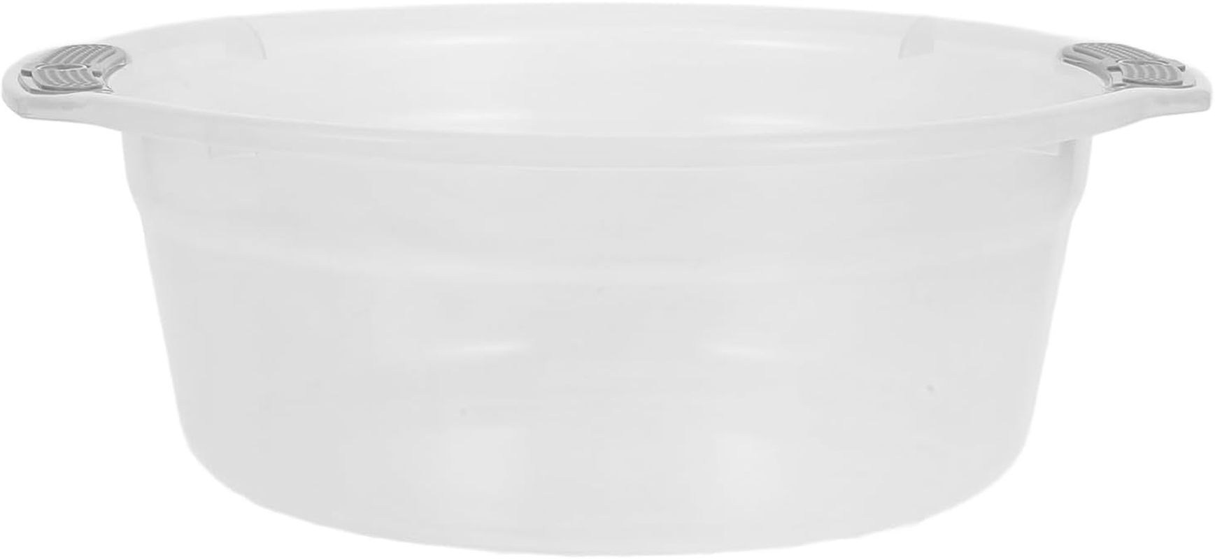 Healeved Portable Wash Basin 12 Inch Plastic Washing Basin Multipurpose Hair Washing Bowl for Home Dormitory Kitchen Use