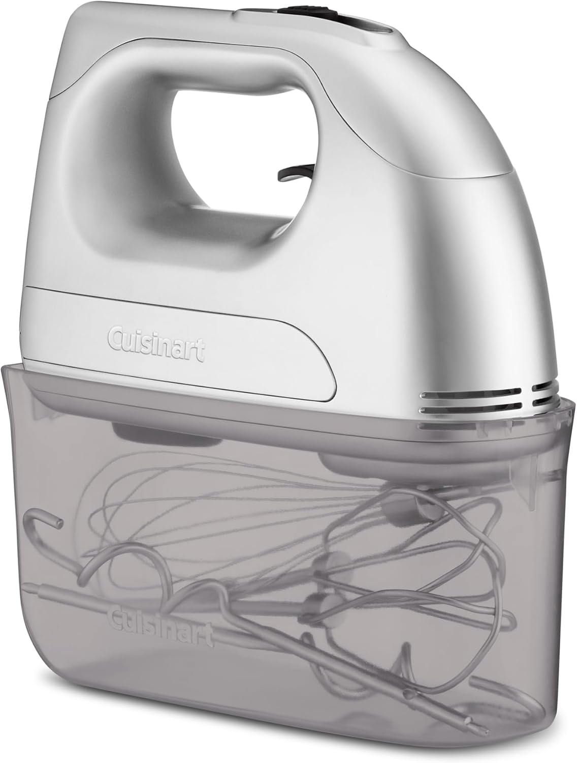 Cuisinart Power Advantage HM7BSCXA Hand Mixer, 7 Speeds, 200W, with Beaters, Chef'S Whisk, Dough Hooks, Storage Case image number 1