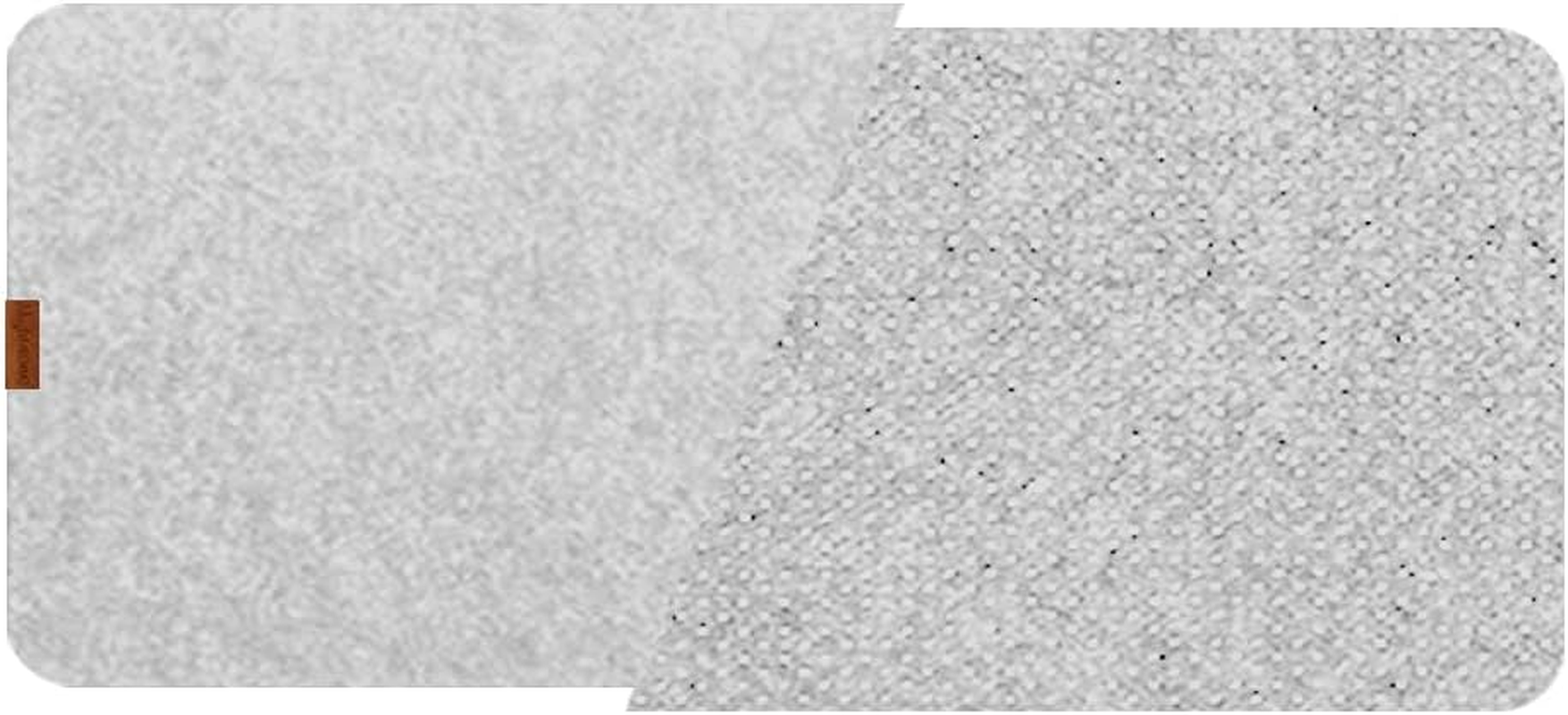 Felt Desk Mat,Non-Slip Mouse Pad, 31.5"X15.7" Office Supplies Desk Protector, Home Mouse Pad and Office Accessories (Light Gray)