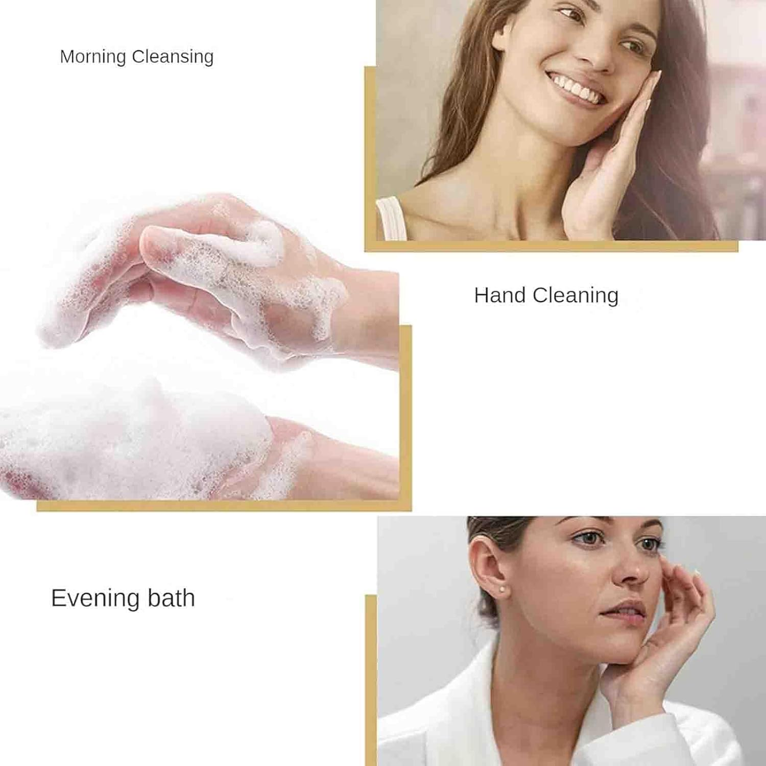 Niyantang Soap, Niyantang Turmeric Soap, Niyantang Rose Soap, Body Soap Bar, Gentle Cleanser Soap, Handmade Niyantang Rose Soap Bar, Niyantang Rose Essential Oil Handmade Soap (E) - B image number 4