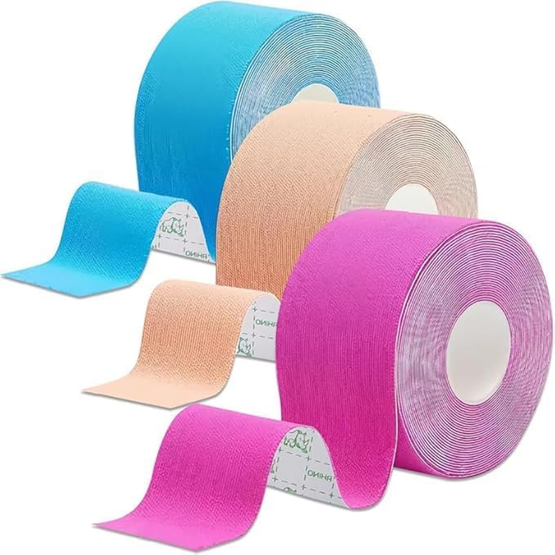 Elastic Kinesiology Tape,Waterproof, Latex-Free Athletic Sports Tape,Ideal for Trainers, Physical Therapy, and Sports Recovery(3Pcs)