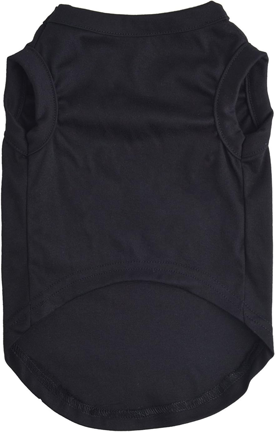 Dog Shirt Tee Shirts Puppy Summer Clothes Dog Tank Top Vest SECURITY Sweat Shirt for Small Dog Medium Dog Cat (L, Black) image number 5