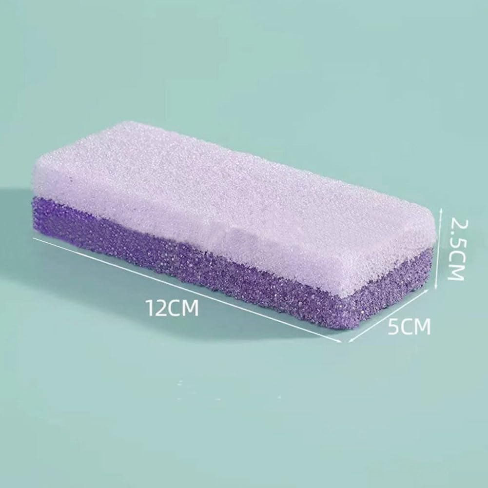 6PCS Double Sided Foot Files Foot Feet Callus and Dead Skins Remover Scrubber Pedicure Exfoliator Blocks Professional Pedicure Salon Exfoliator Tool (Blue，Purple, 12 * 5 * 2.5CM) image number 3