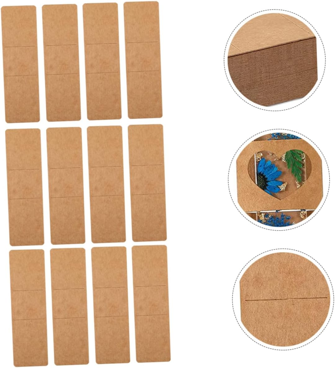 Ciieeo 30Pcs Bookmarks Cute Magnetic Card Display Present Packaging Cards for Women image number 4