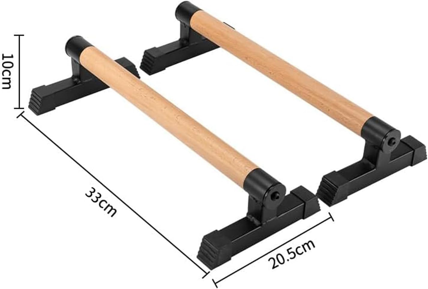 Wood Push up Bars Parallettes Bars Higher Quality Calisthenics Equipment Perfect, Pushup Bar and Handstand Push up Handles for Calisthenics, Fitness, Gymnastics, Aerobics Support 620 Lbs image number 3