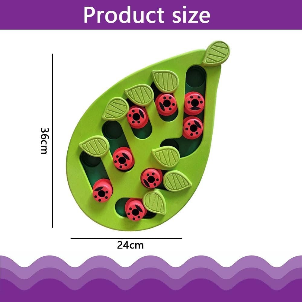 Interactive Cat Toy &ndash; Treat Dispensing Puzzle Feeder for Cats, Mental Enrichment Toy, Includes Pet Safe Meal-Dispensing Ball (Green) image number 5