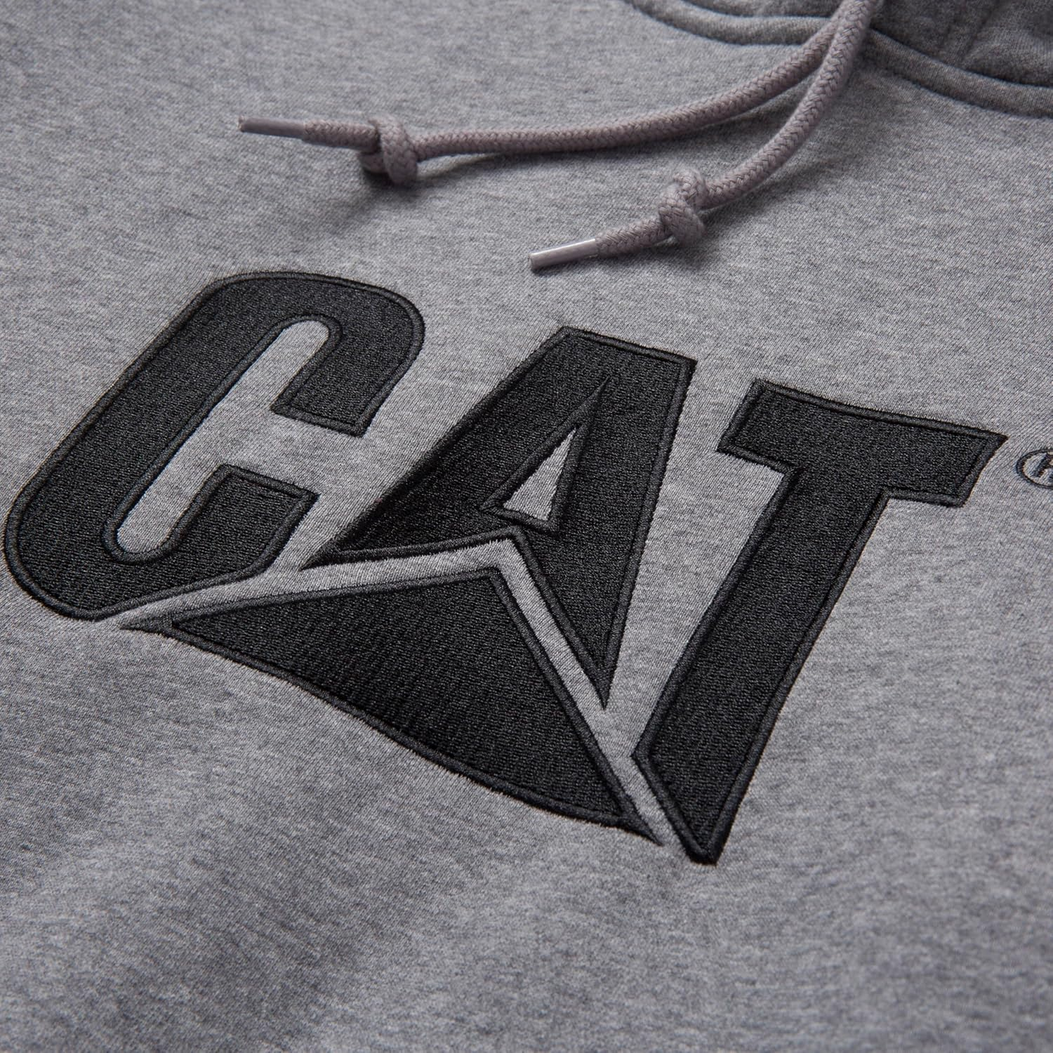 CAT Men'S Trademark Hooded Sweatshirt, Dark Heather Grey, Xx-Large image number 3