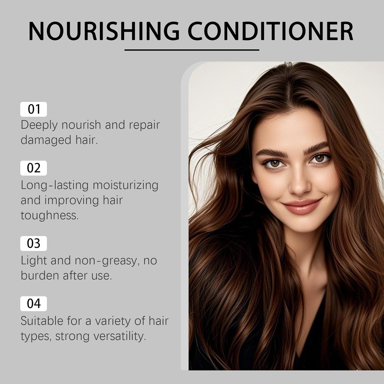 Volumizing Shampoo and Nourishing Conditioner Set for Fine Hair - Thickening & Volume Boosting Hair Care Duo - for Straight or Wavy Hair Types - Adds Fullness and Bounce to Hair, 100Ml (5 Bottles) - 3 Bottles image number 5