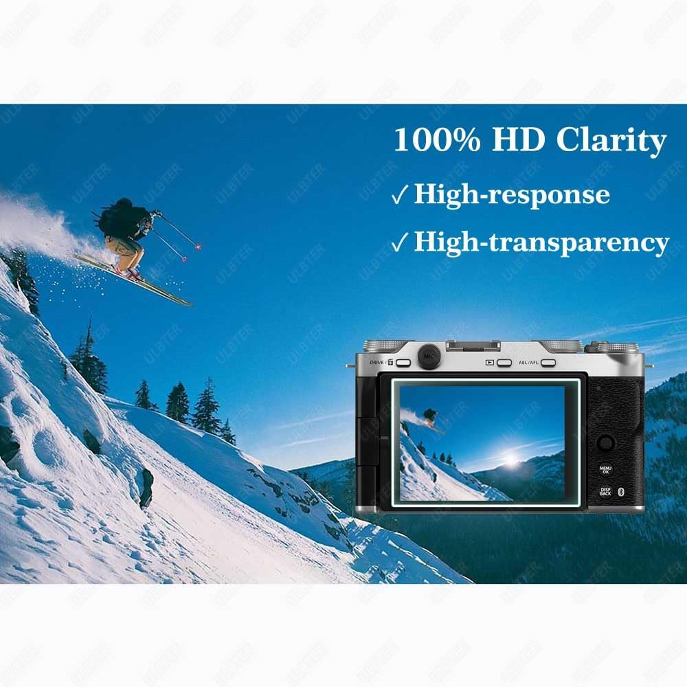 ULBTER Screen Protector for Fujifilm X-M5 Fuji XM5 Camera, Tempered Glass 0.3Mm 9H Hardness Anti-Scrach Anti-Fingerprint Anti-Bubble Anti-Dust [3Pack] image number 2