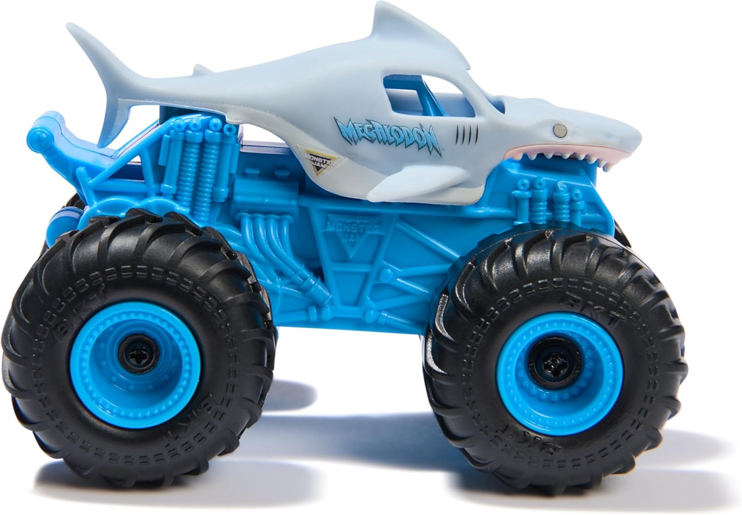 Monster Jam, Official Megalodon Remote Control Monster Truck with Ramp, Small 1:64 Scale RC Cars Kids Toys for Boys and Girls Ages 4 and Up image number 3