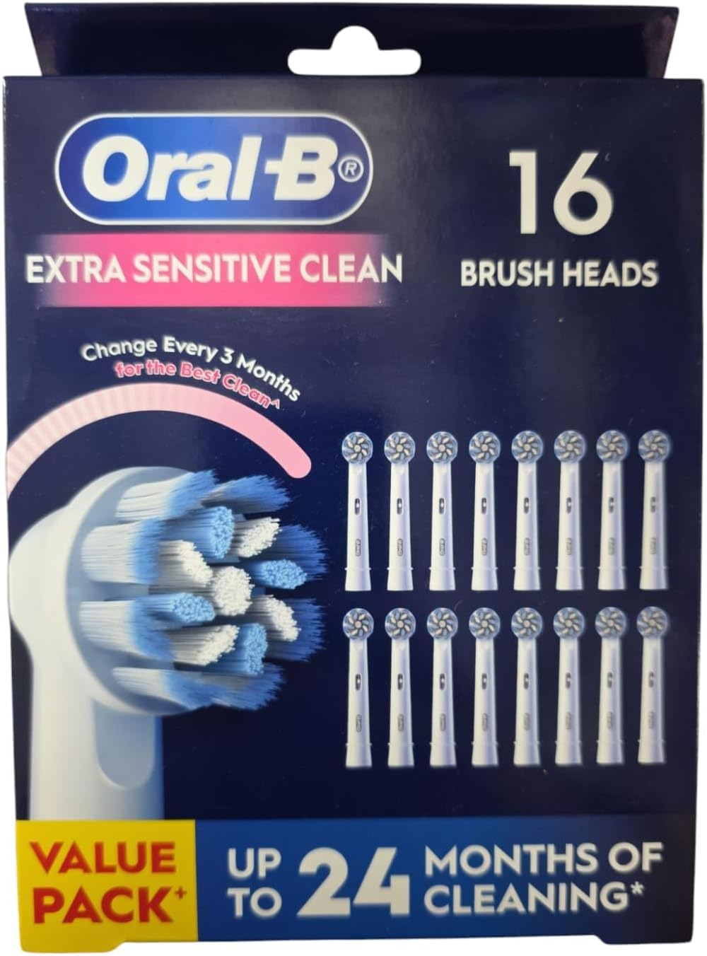 Oral-B Extra Sensitive Clean Replacement Brush Heads 16PK