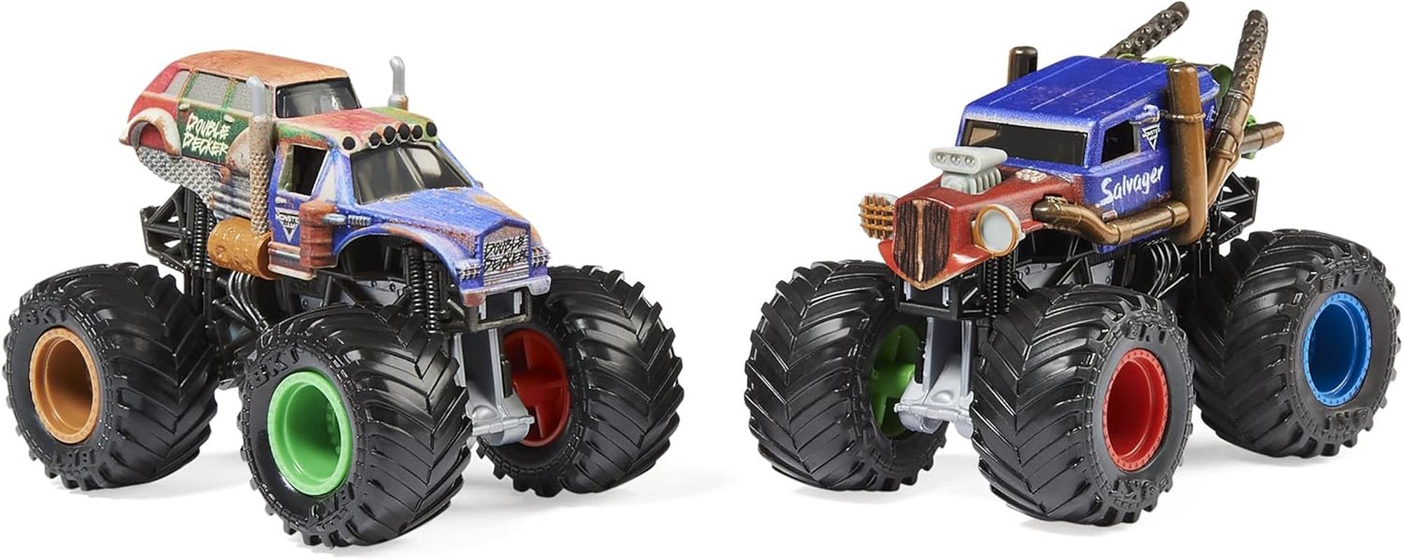 Monster Jam, Official 1:64 Scale Die-Cast Monster Trucks 2-Pack (Style May Vary) image number 1