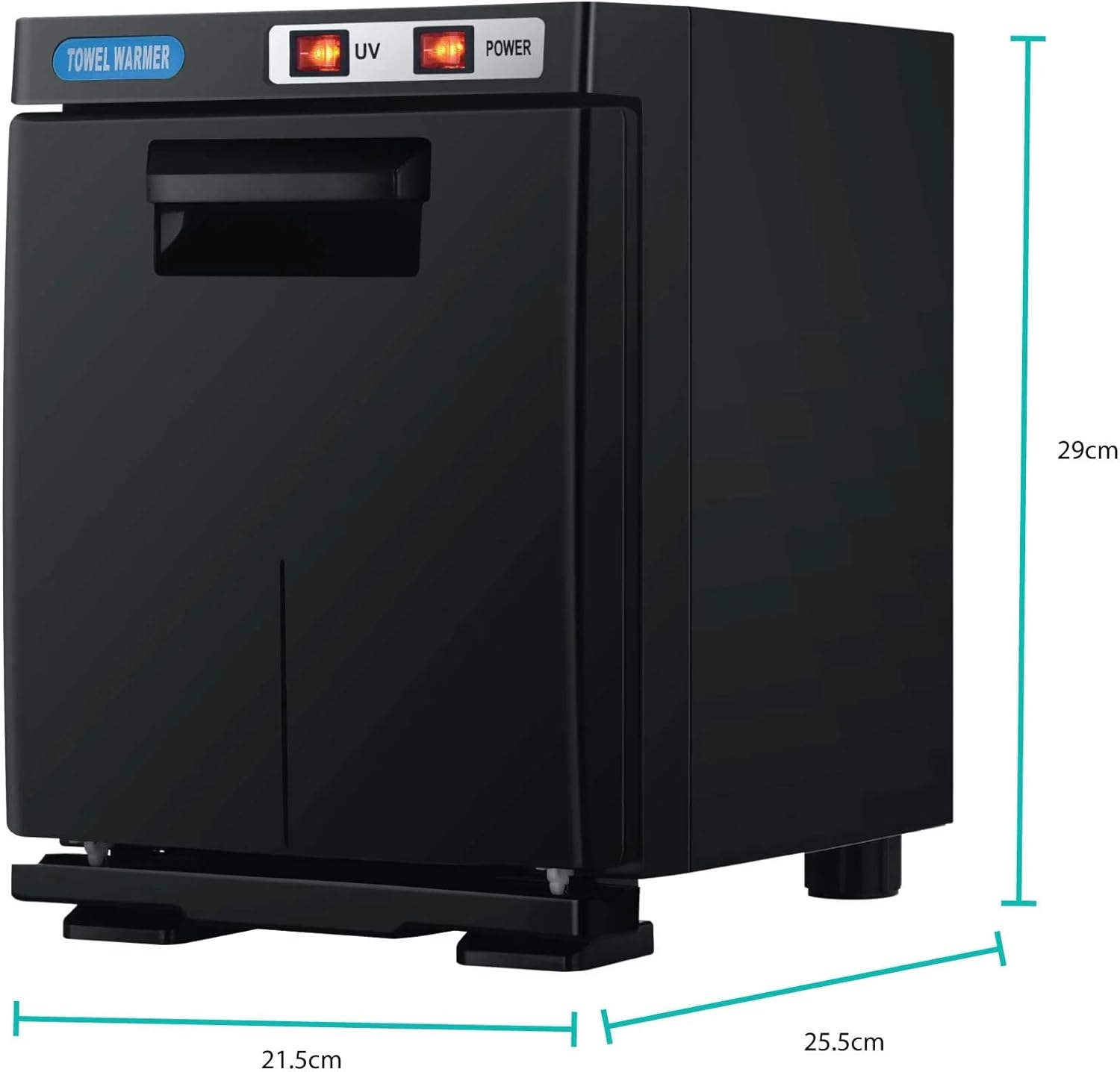 5L Black Electric Hand Towel Warmer Mini UV Steriliser Cabinet Hot Heater Sanitiser image number 5