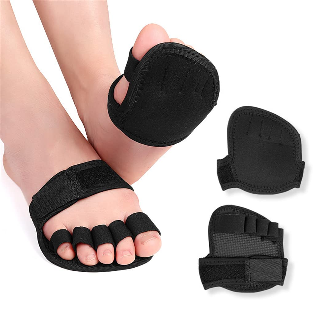 Toe Straightener Splint, Hammer Toe Cushions Pads Toe Alignment Loops, Metatarsal Pads Bunion Guard Separators, Toe Support Brace Wraps for Crooked, Hammer, Claw Toes, Hallux Valgus Blister Callus (L) image number 2
