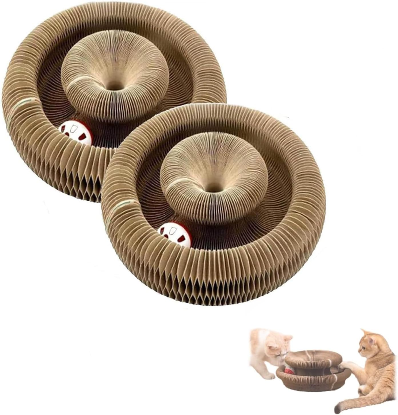 Boopz Ball for Cats, Boopz Ball Toy, Flexible Cat Scratcher, Foldable Cat Toy with Balls, Interactive Mental Physical Exercise for Cats (2Pcs) image number 6
