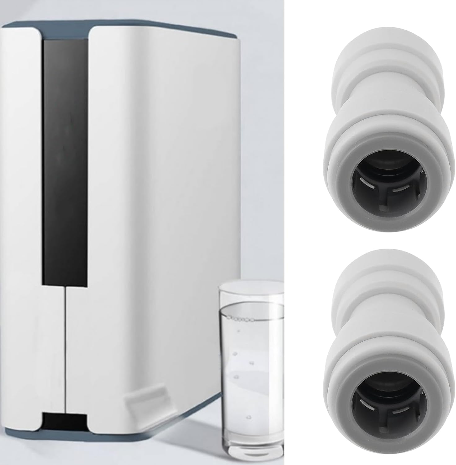 SG Store 4Pcs 12Mm Straight Push Fit Pipe Water Connector Straight Coupling 12Mm Peplace Part PM0412E WS1204 for Water Pipe Connection White image number 6