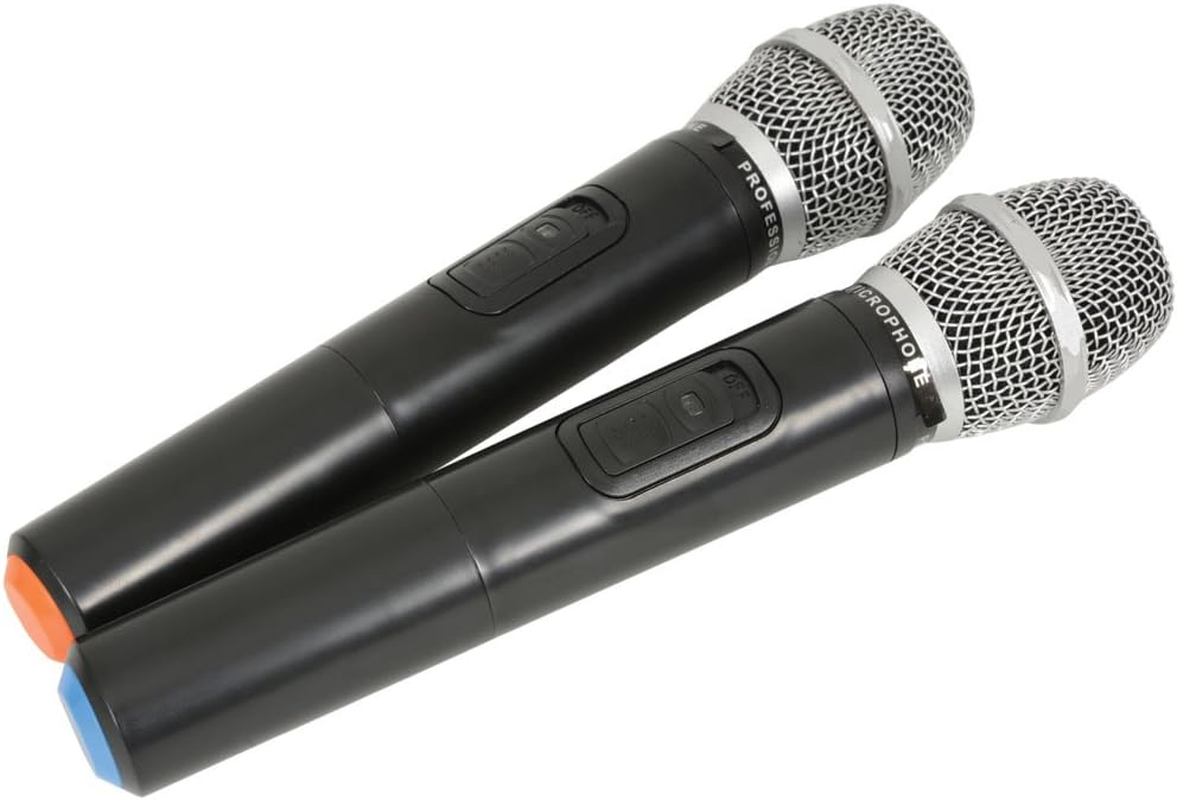 E-Lektron EL38-M UHF 900W 15" Inch Bluetooth Wireless Linkable Loud Portable PA Speaker Sound System Recoding Incl.2 Mics for Karaoke Party Event Speech Singing image number 6