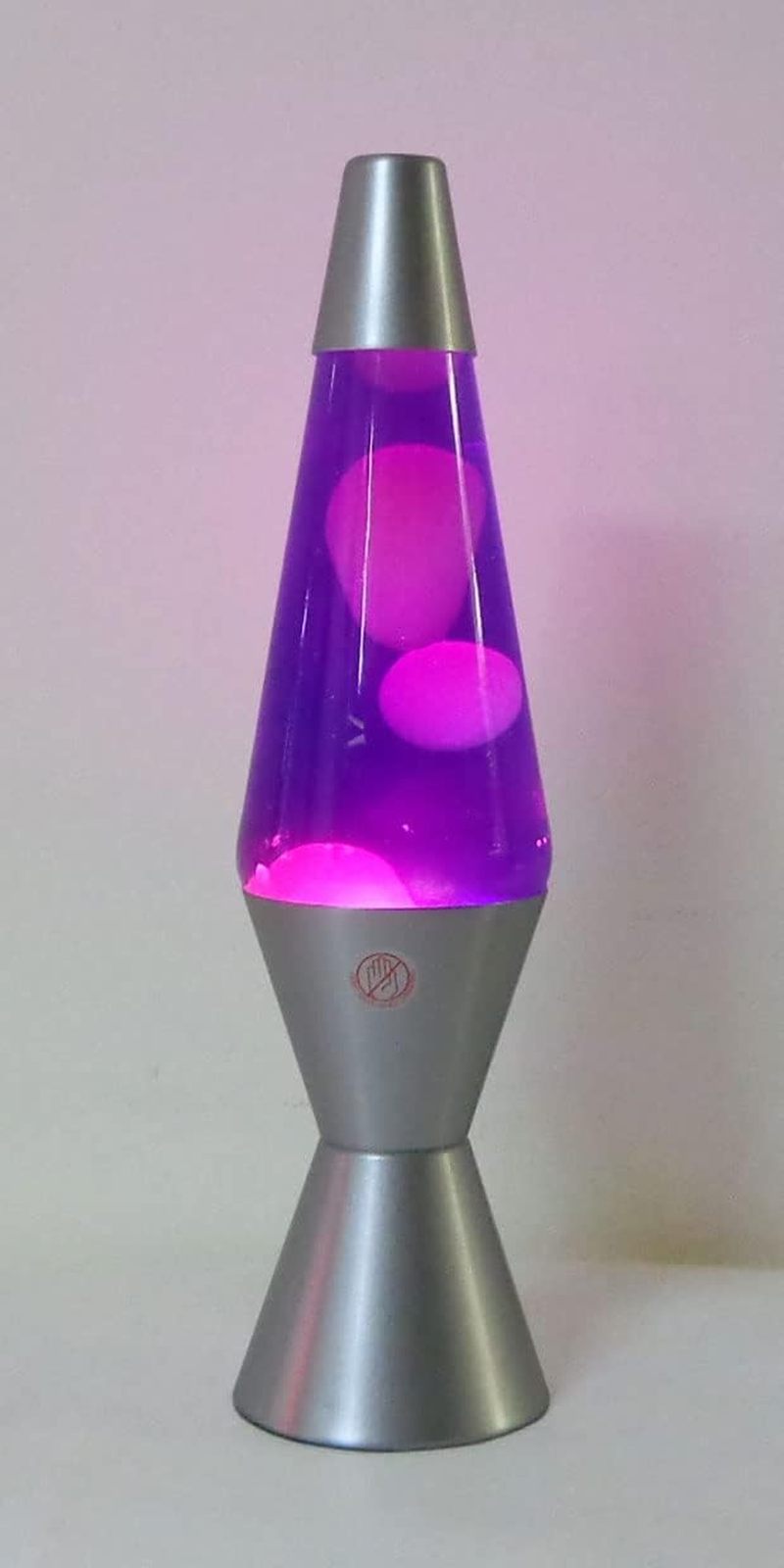 EOE Lava Table Lamp, 36 Cm Height, Purple/White image number 1