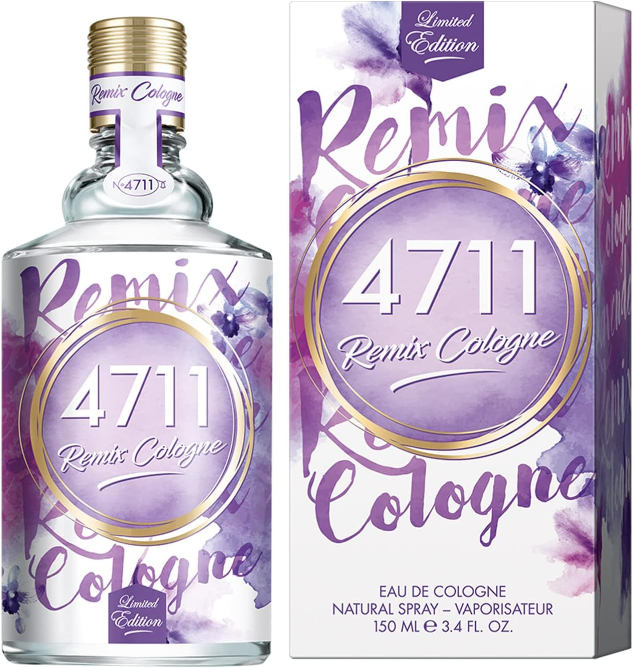 4711 4711 Remix Lavender Eau De Cologne Spray (Unisex) 151Ml image number 3