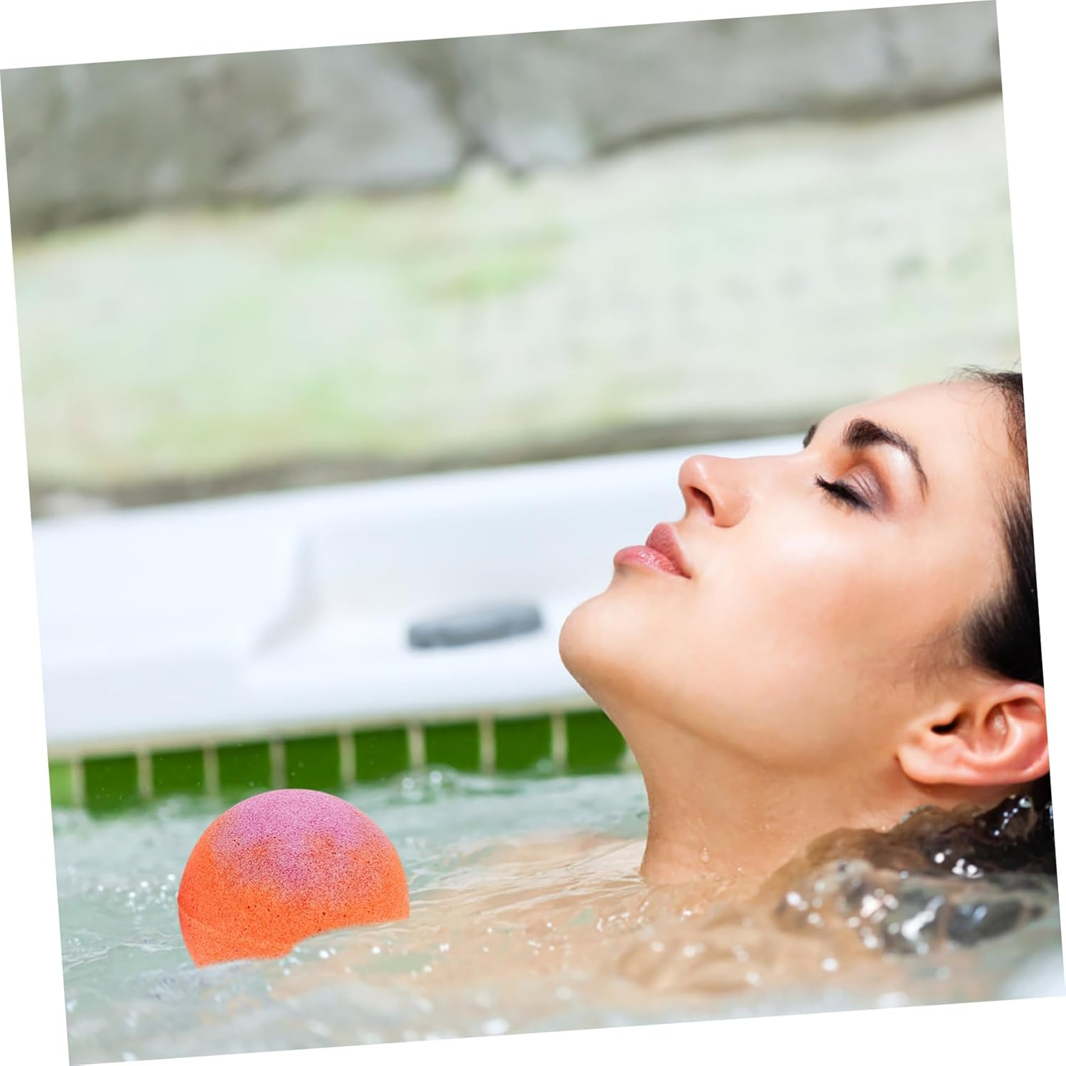 EXQUIMEUBLE 9Pcs Spa Bubble Natural Bath Salt Balls Boys and Girls Shower Bombs Relaxing Balls