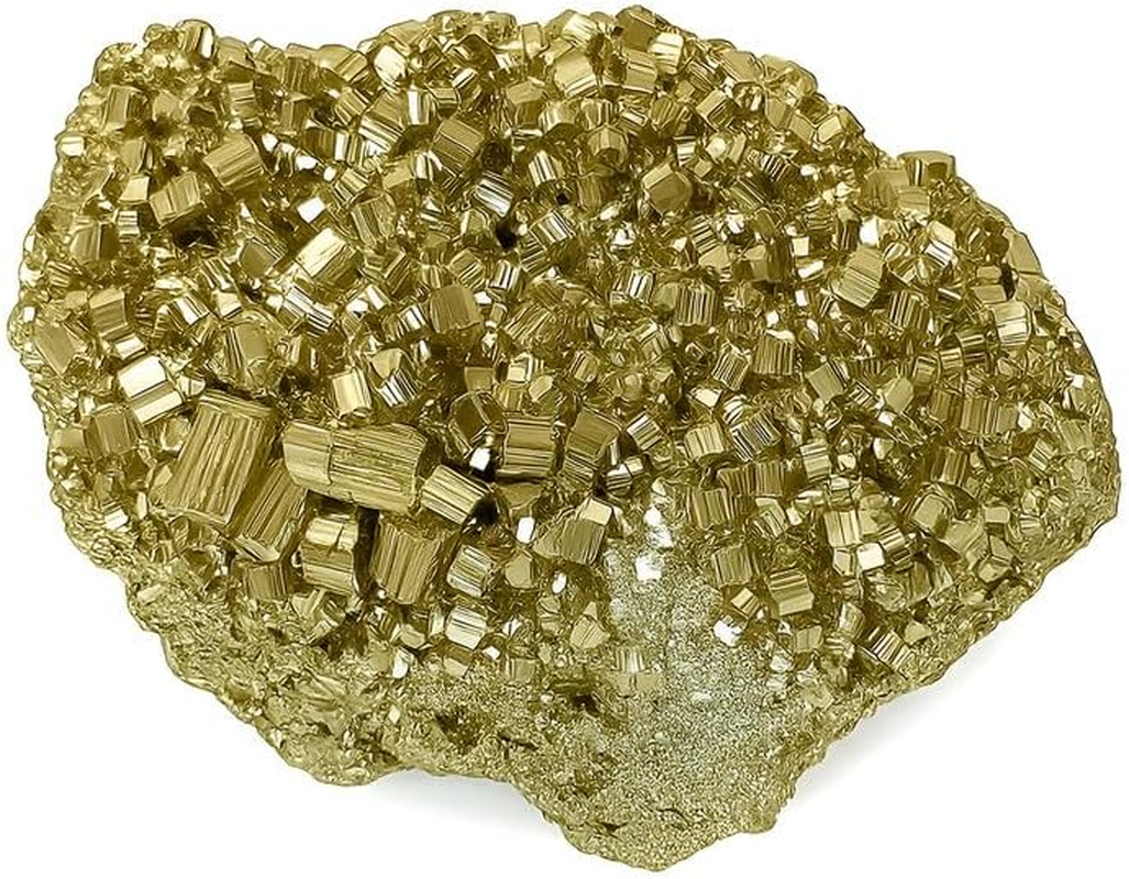 Reiki Crystal Products Natural Pyrite Cluster/Tumble/Rough Stones for Reiki Healing and Vastu Correction and Increase Creativity 30 Grams Stone