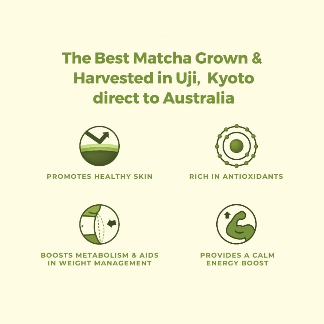 Hello Matcha Premium Hojicha Tea Powder 50G - Roasted Green Tea, 100% Authentic Japanese - Perfect for Lattes, Baking & Desserts image number 1