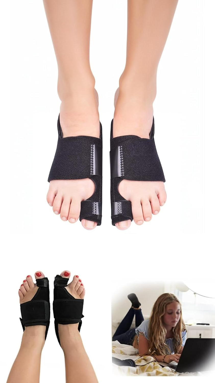 Honwor Bunion Corrector & Toe Straightener - Adjustable Orthopedic Splint for Hallux Valgus & Pain Relief - Fits Both Feet image number 6