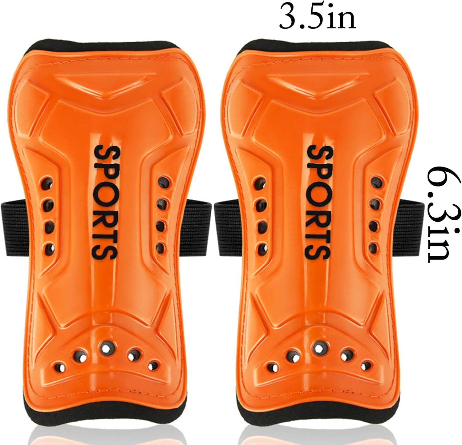 Soccer Shin Guards and Socks for Toddler Youth, Lightweight Soccer Shin Pads Protective Defender Gear for 10-15 Years Old Children Teen Sports image number 1