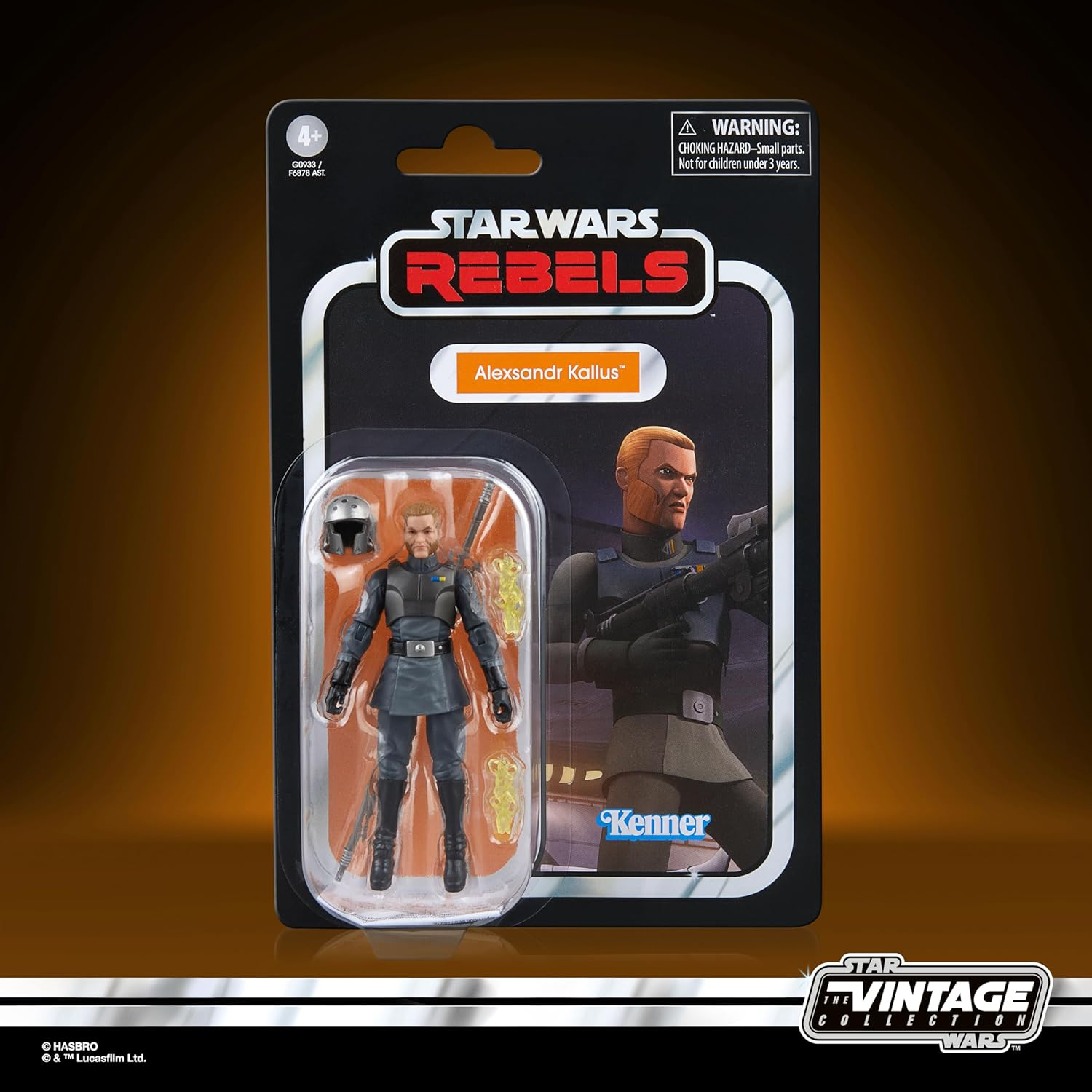 Star Wars the Vintage Collection Alexsandr Kallus, Star Wars Rebels 3.75 Inch Premium Collectible Action Figure image number 4