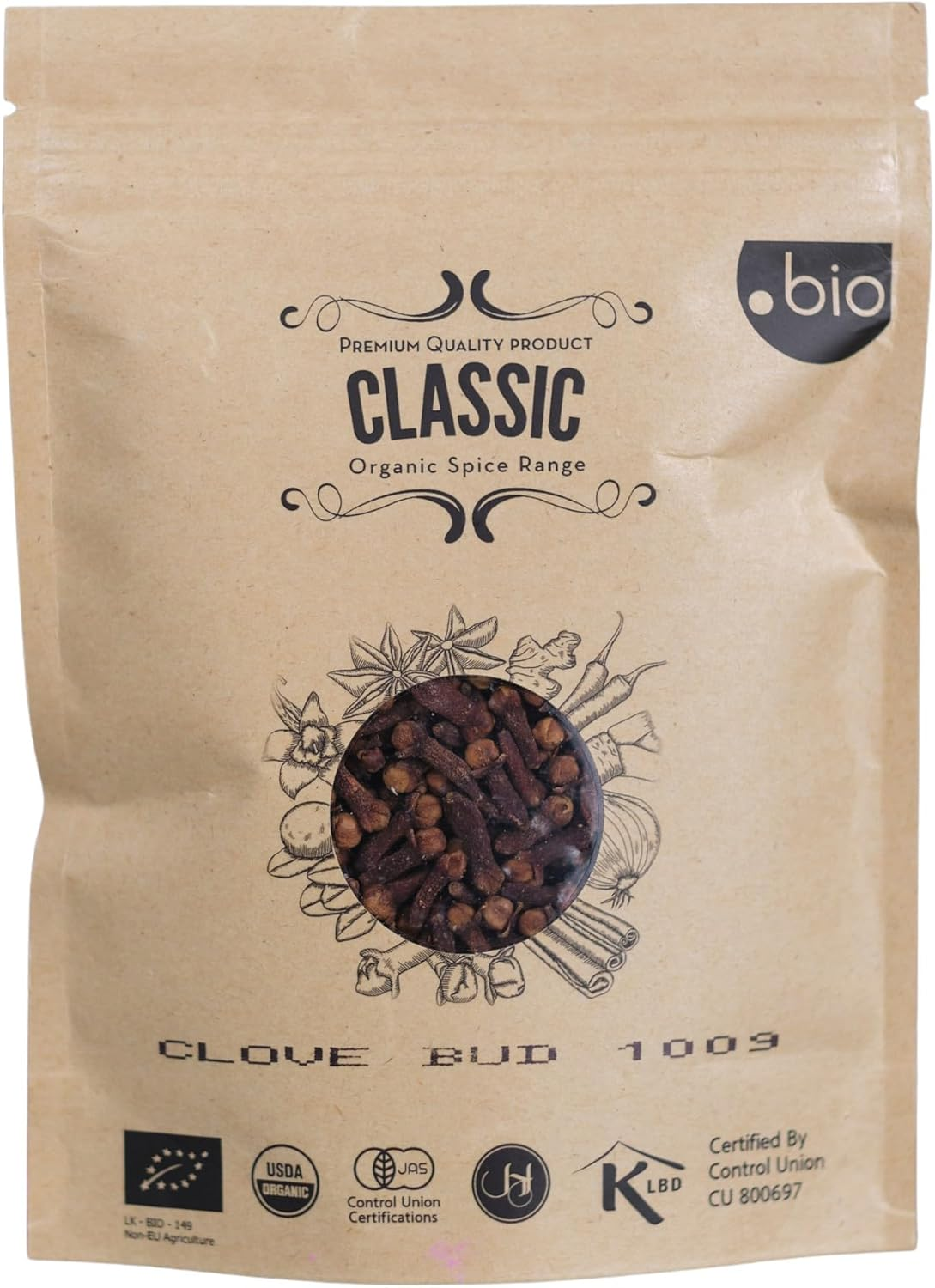 Organic Cloves (Ceylon) | Product of Sri Lanka | 100G | USDA Certified - Halal Certified- Kosher Certified &hellip; image number 1