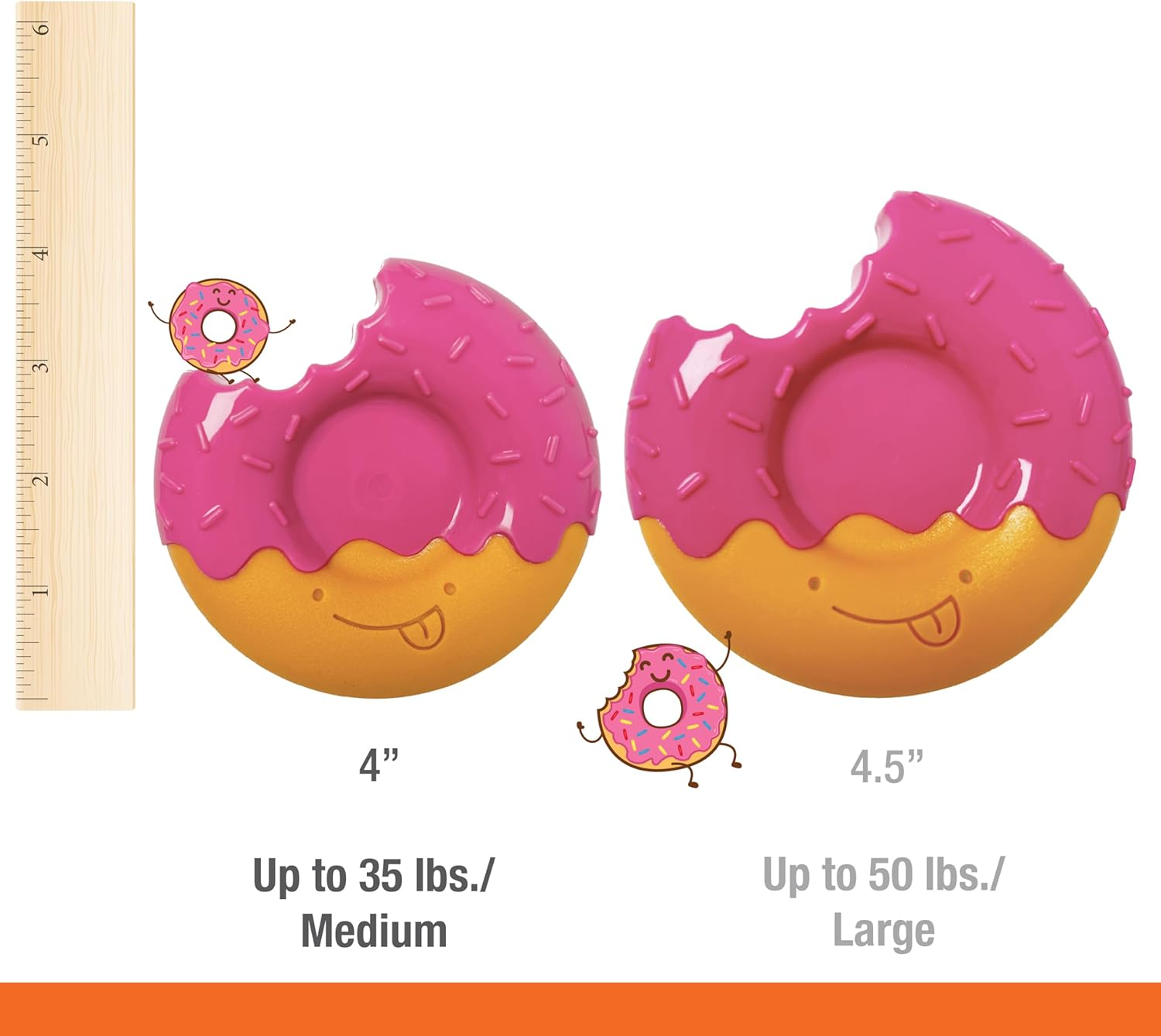 Nylabone Power Chew Glazed Donut Bacon Wolf image number 6