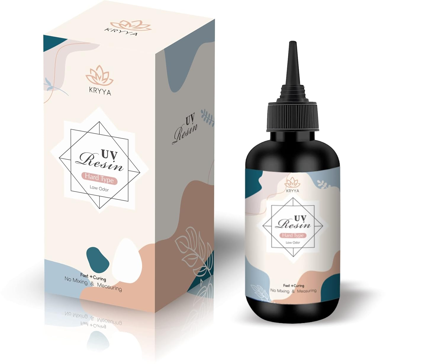 UV Resin 200G Clear Hard Type One Minute Fast Transparent Ultraviolet Curing UV Resin for Craft Decoration DIY Earring Pendant Seal Jewelry Making image number 2