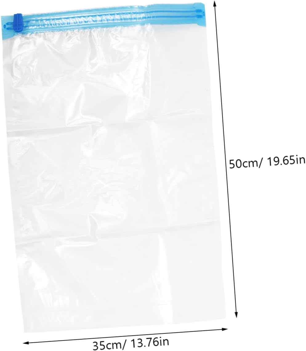 Levemolo 5Pcs Travel Hand Roll Vacuum Compression Bags for Clothes Space Saver Bags for International Travel Must Haves Material for Easy Identification