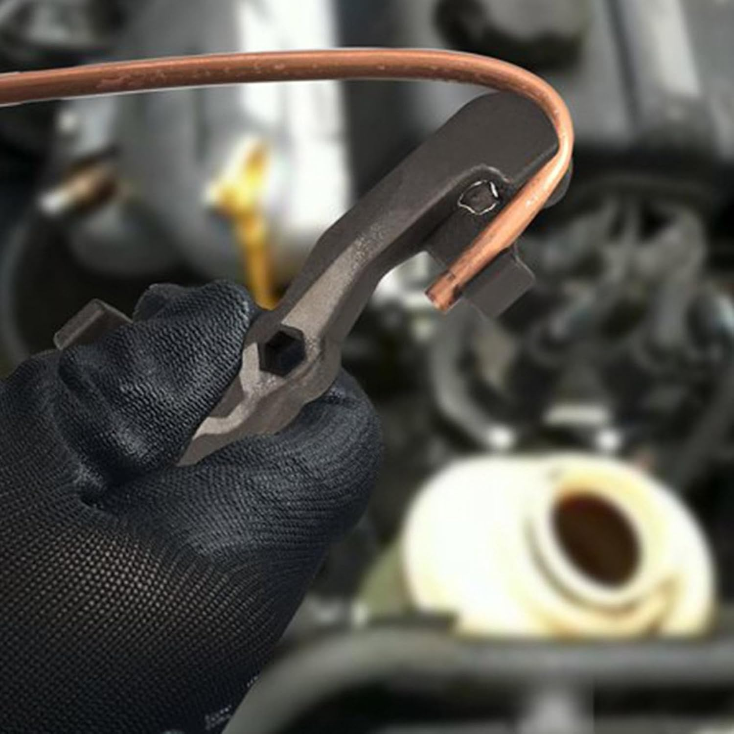 Brake Pipe - Manual Heavy Hose Clamp Bender | Metal Brake Line Forming Tool, Tube Repair Equipment, Car Maintenance Supplies, Tool to May image number 2