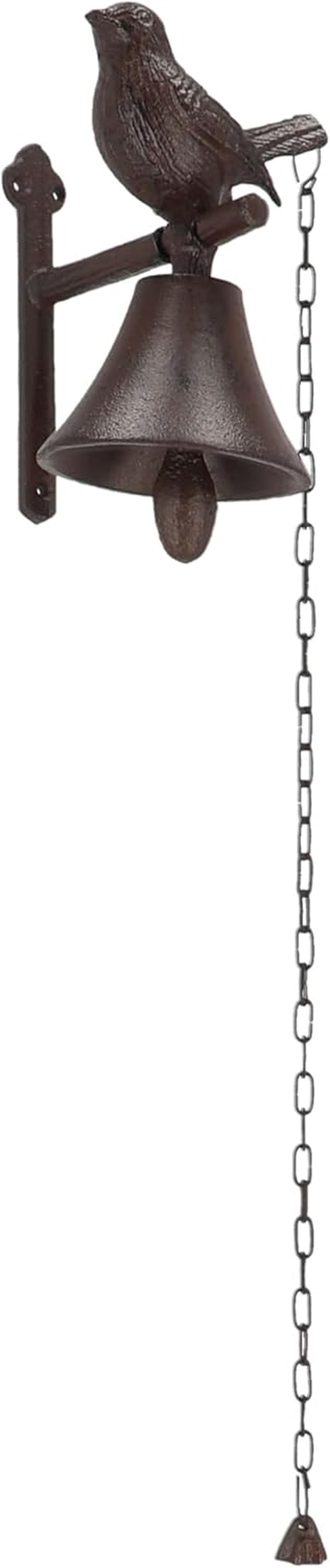 Esschert Design DB86 Bird Doorbell, Brown image number 1