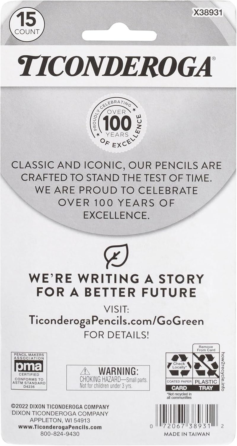 Ticonderoga Dixon Office and School Eraser Combination Set, 15 Eraser Multi-Pack, Multicolored (38931) image number 5