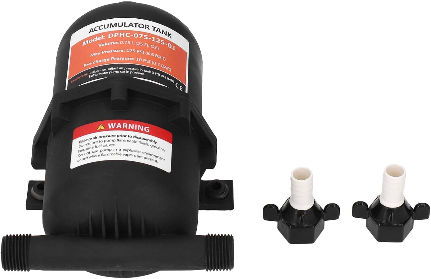 Accumulator Tank RV Use Constant Pressure Pump Accessories for Travel Trailers Easy to Install image number 4