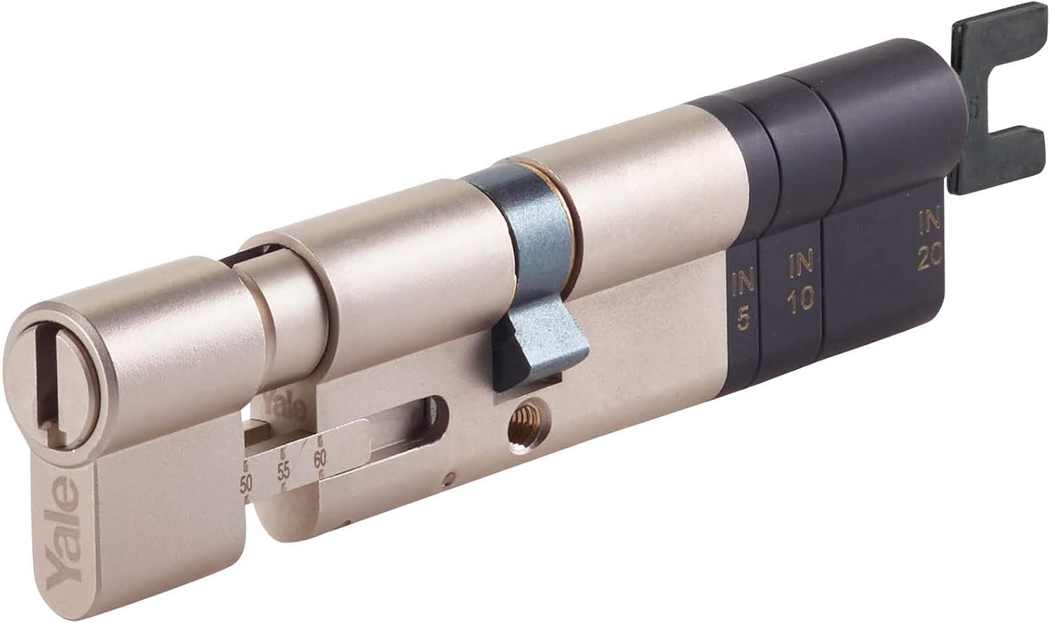 Yale 05/501000/SN - Linus&reg; Adjustable Cylinder Silver image number 3